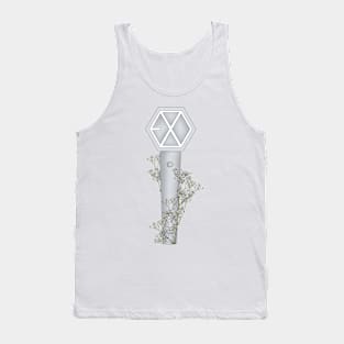 EXO Floral Lightstick kpop Tank Top